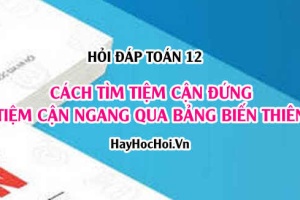 Cách tìm tiệm cận đứng (TCĐ) tiệm cận ngang (TCN) qua bảng biến thiên? Toán lớp 12 - Hỏi đáp